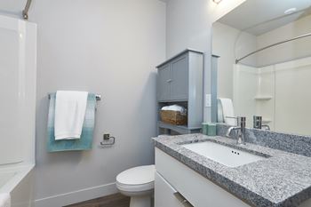 Modern bathroom interior